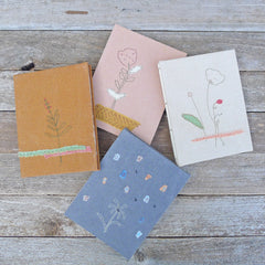handbound journal: botanical collection - dusty rose