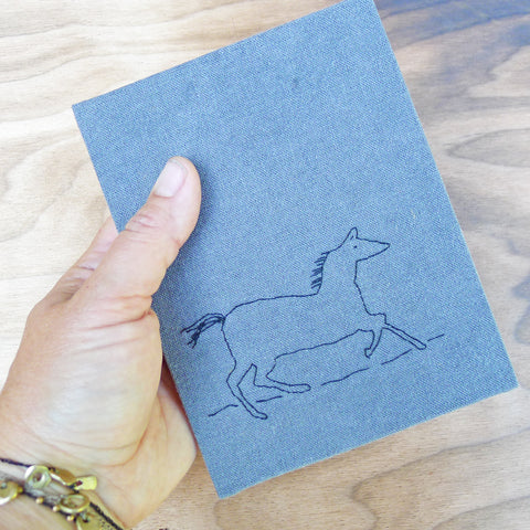 handbound journal: horse