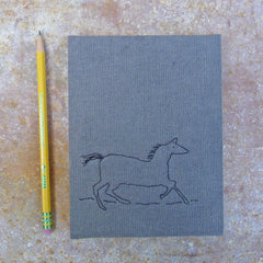 handbound journal: horse