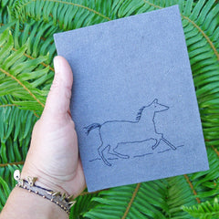 handbound journal: horse