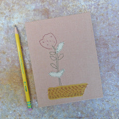 handbound journal: botanical collection - dusty rose