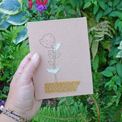 handbound journal: botanical collection - dusty rose