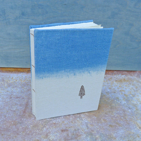 handbound journal: indigo dip collection - tree