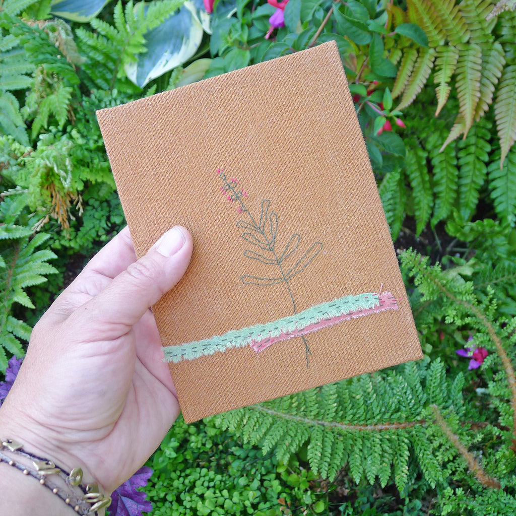handbound journal: botanical collection - ochre
