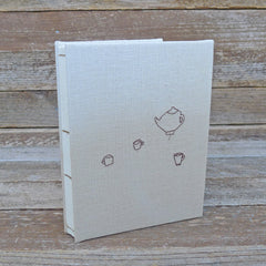 handbound journal: home collection - tea set