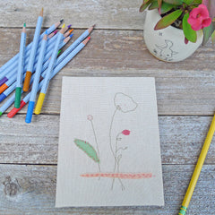 handbound journal: botanical collection - tea-dyed