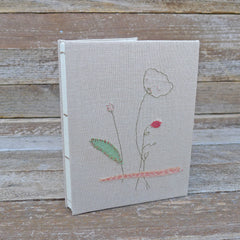 handbound journal: botanical collection - tea-dyed