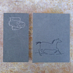 handbound journal: horse