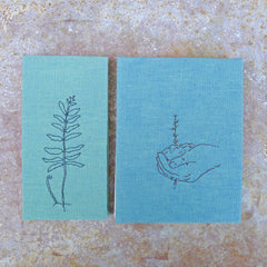 handbound journal: hands collection - seedling
