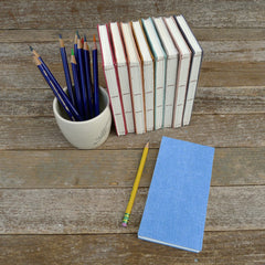 simple hemp journal: blue