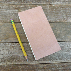 simple hemp journal: dusty rose