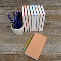 simple hemp journal: orange