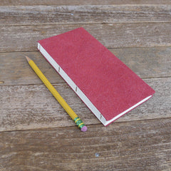 simple hemp journal: red