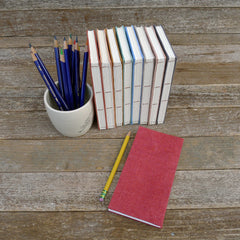 simple hemp journal: red