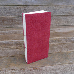 simple hemp journal: red