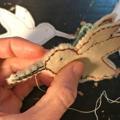 free sewing tutorial: hummingbirds in flight