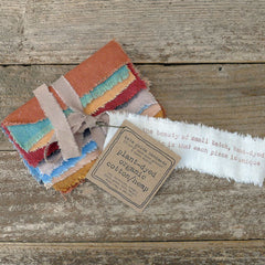 imperfect patchwork & little stitchings kit: ochre