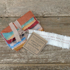 imperfect patchwork & little stitchings kit: green