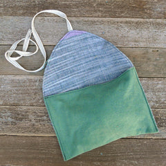 imperfect patchwork & little stitchings kit: green