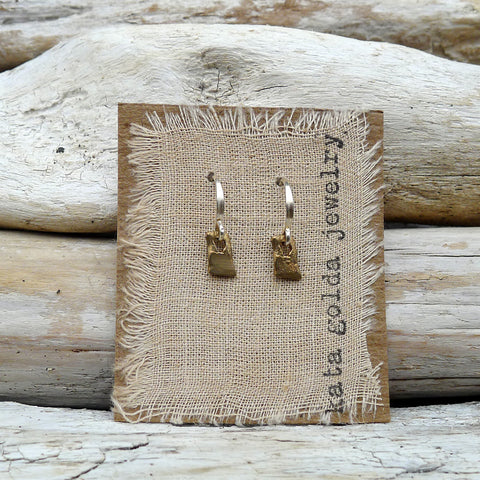 earrings: tiny tile