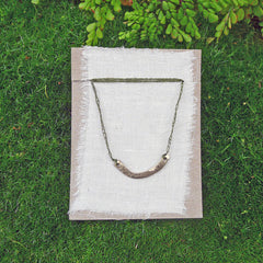 single charm necklace: basin