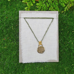 single charm necklace: nest
