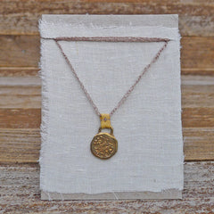 single charm necklace: nest