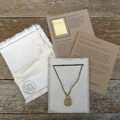 single charm necklace: nest