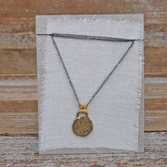 single charm necklace: nest