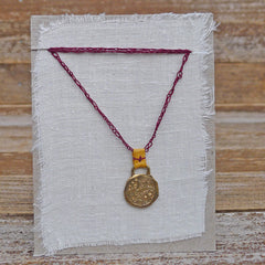 single charm necklace: nest