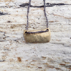 single charm necklace: valley