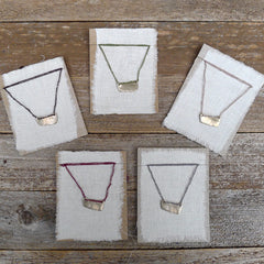 single charm necklace: valley