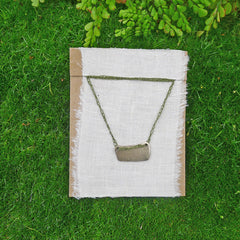 single charm necklace: valley