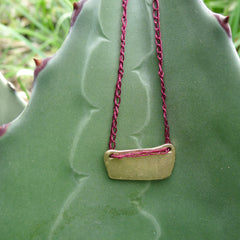 single charm necklace: valley