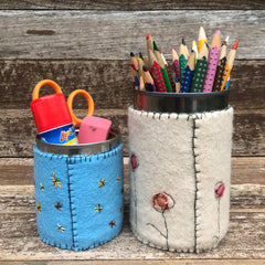 free sewing tutorial: pencil holder