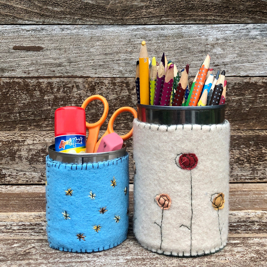 Colorful DIY Pencil Holder - Crafting Cheerfully