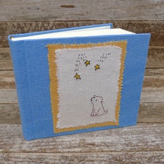 photo album: stargazing dog (blue)