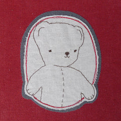 photo album: teddy bear (red)