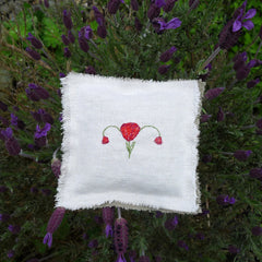 floral uterus lavender pillows (fundraiser for planned parenthood)
