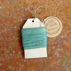 plant-dyed sashiko thread: single colors