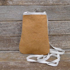 pocket purse: ochre/bee & flower