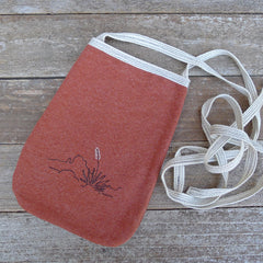 pocket purse: terracotta/desert