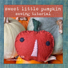 free sewing tutorial: sweet little pumpkin