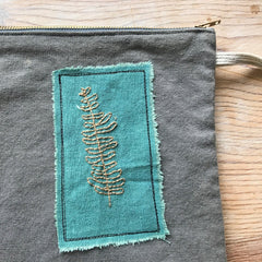 free sewing tutorial: rubber stamp stitching