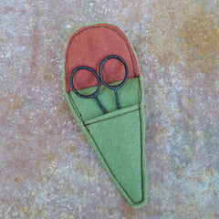 scissor slip: green/tree
