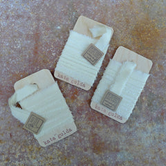 silk ribbon: natural (undyed)