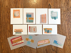 free sewing tutorial: stitched cards