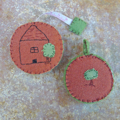 tape measure: terracotta/house