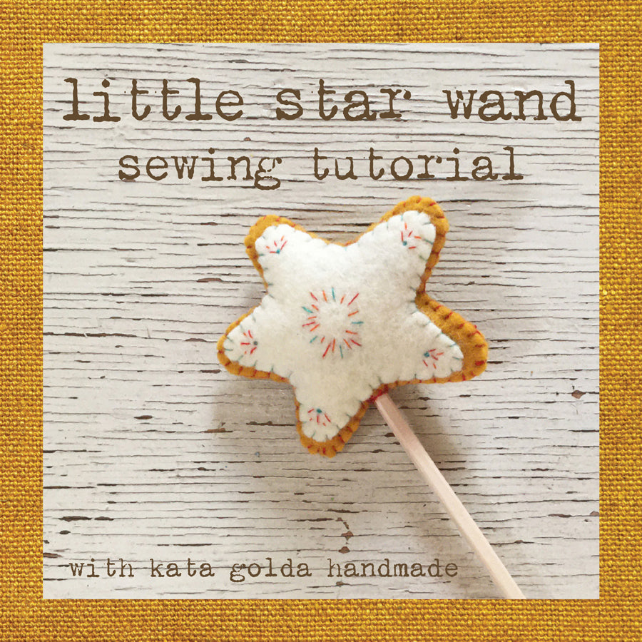 free sewing tutorial: little star wand