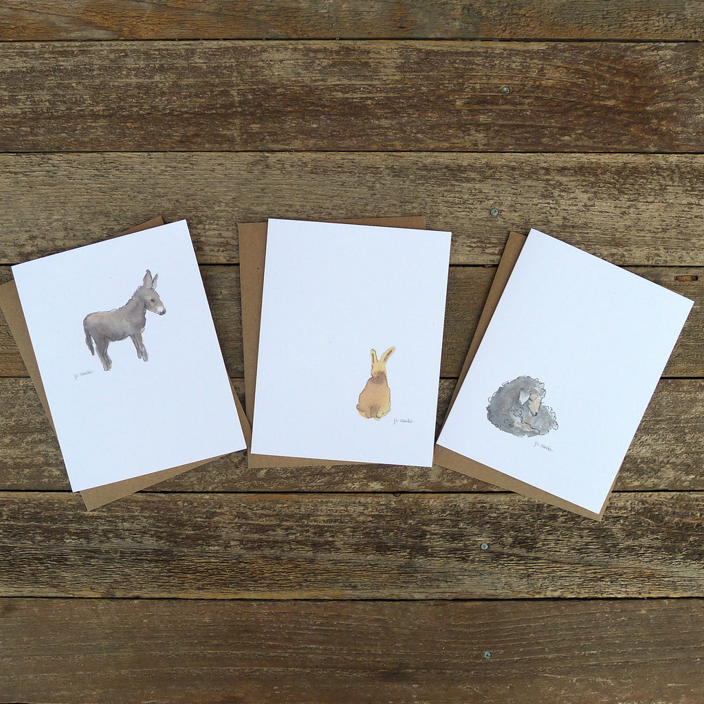 watercolor cards: gentle collection